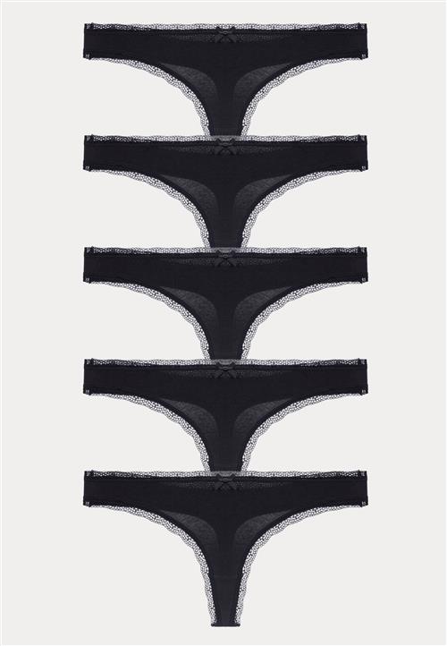 DORINA Essential Cotton Thong 5-pack