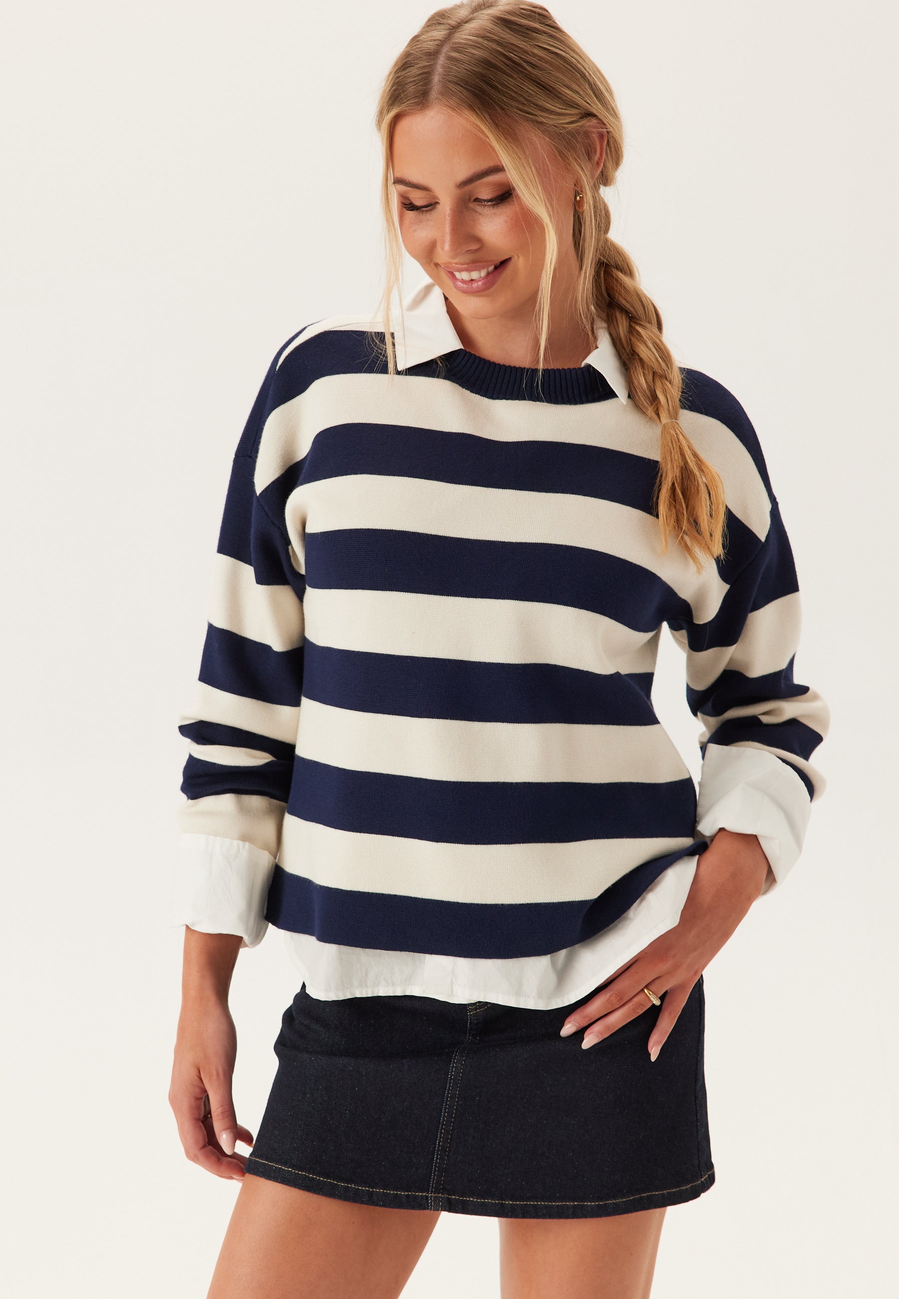 VERO MODA Vmsilje Ls O-neck Boxy Pullove