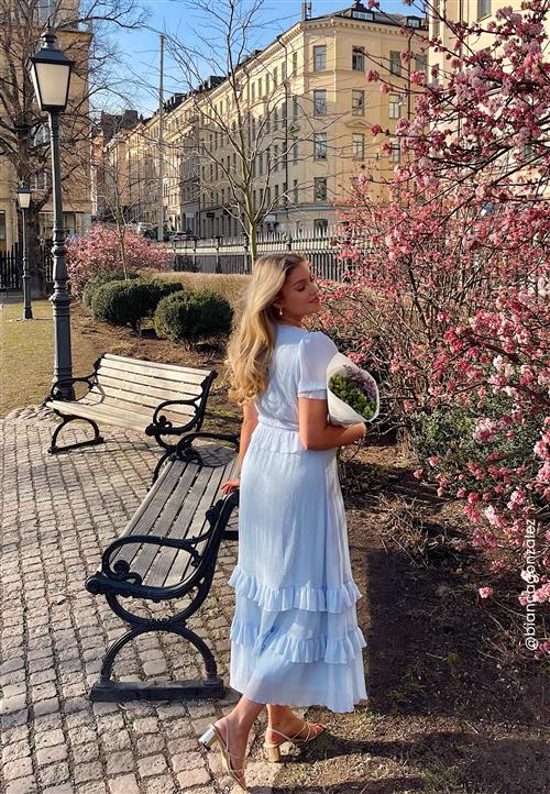 Happy Holly Flounce Dress