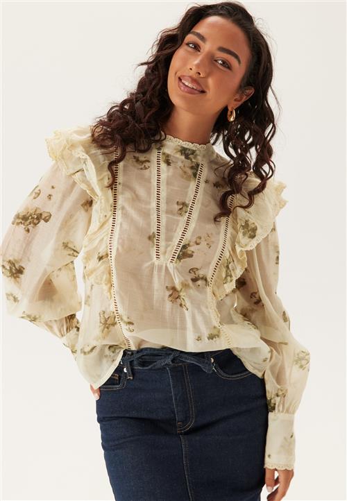 VILA Viremo L/S FRILL TOP FRILL TOP