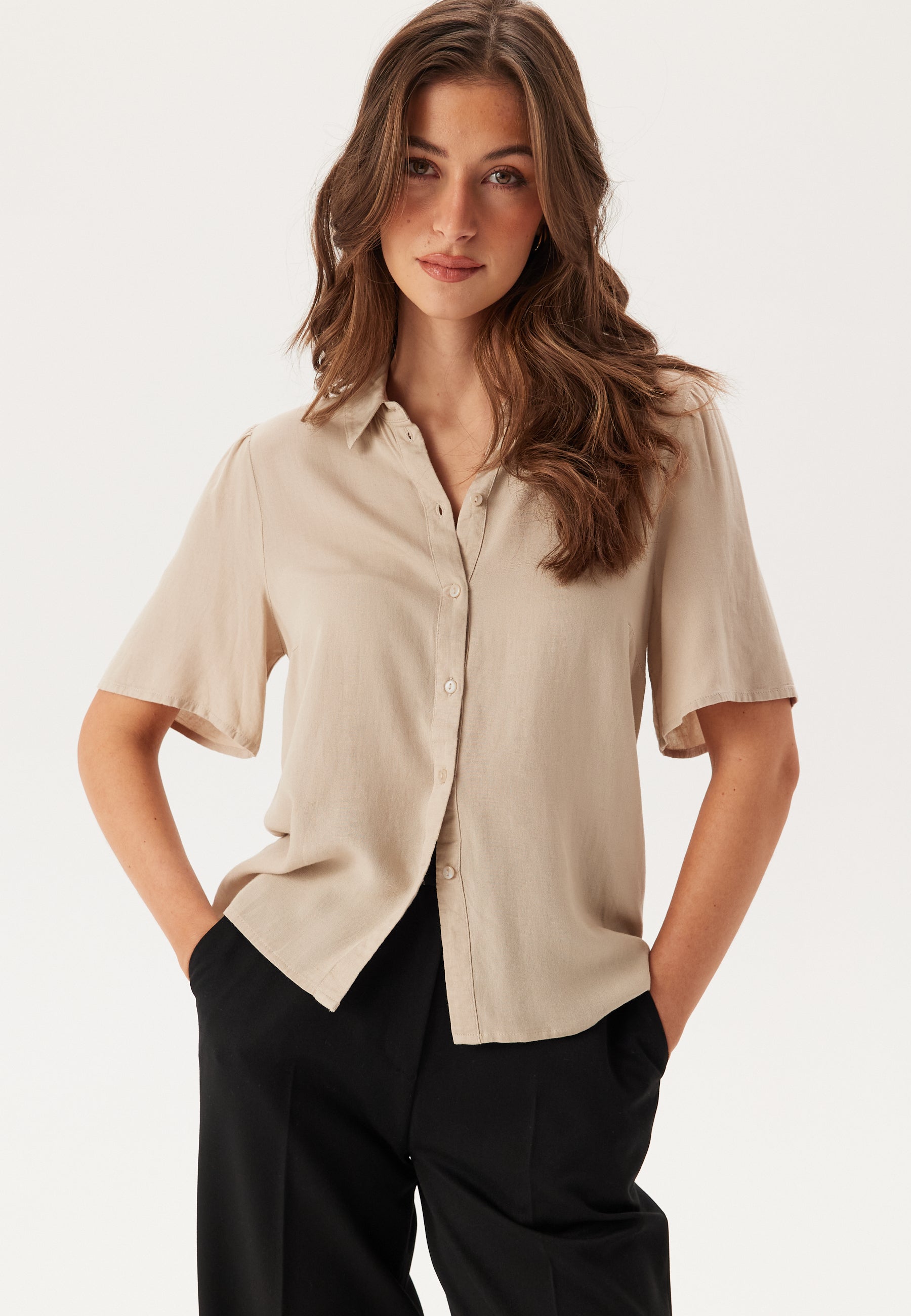 VILA Vipricil S/S NEW SHIRT - NOOS