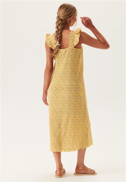 Pieces Pcflora Strap Flounce Dress