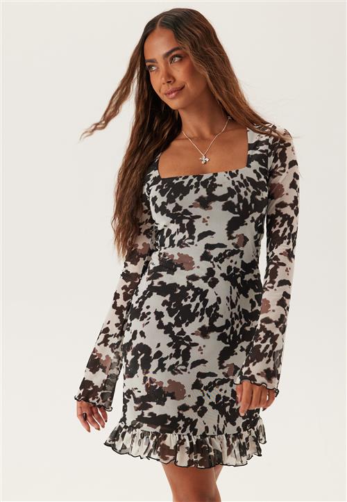 BUBBLEROOM Short Mesh Frill Dress