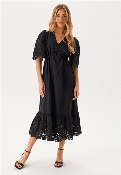 BUBBLEROOM Midi Broderie Anglaise Dress