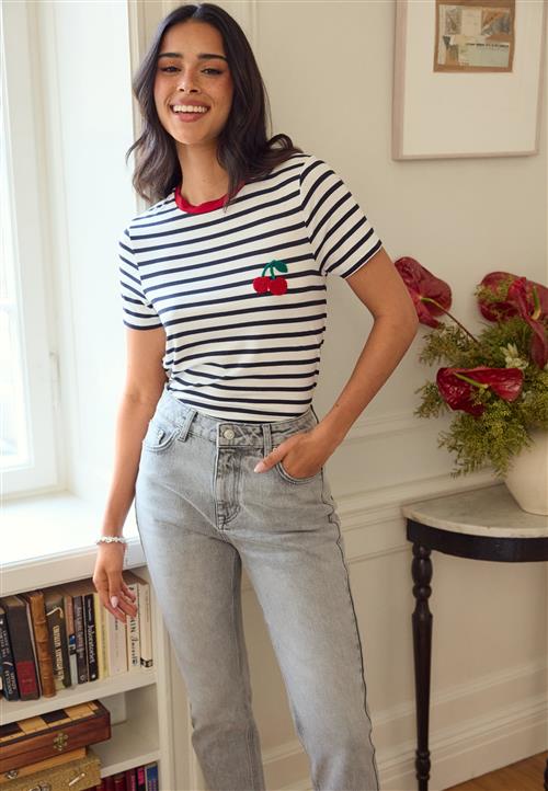 ONLY Onlheart Life S/S TEE JRS NOOS