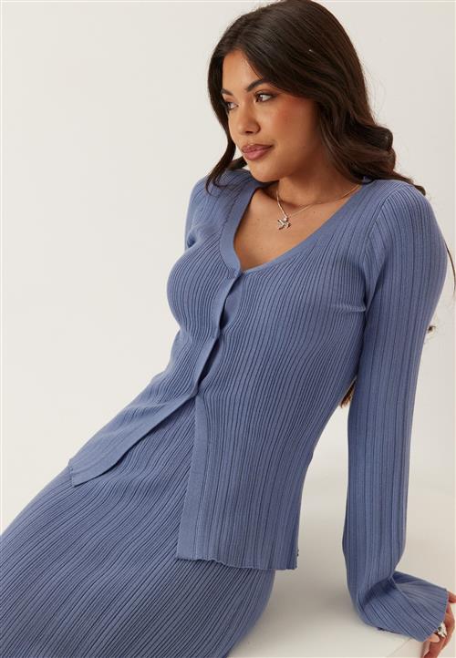 Happy Holly Rib Sculpted Knitted Cardigan