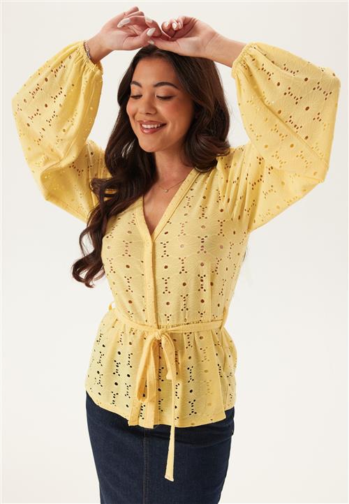 Happy Holly Soft Broderie Anglaise Top