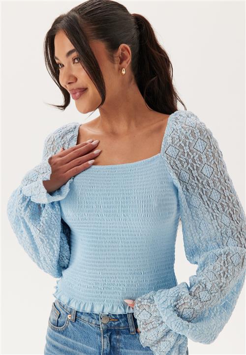 BUBBLEROOM Square Neck Smock Top