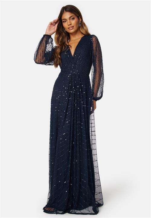 AngelEye Long Sleeve Sequin Dress