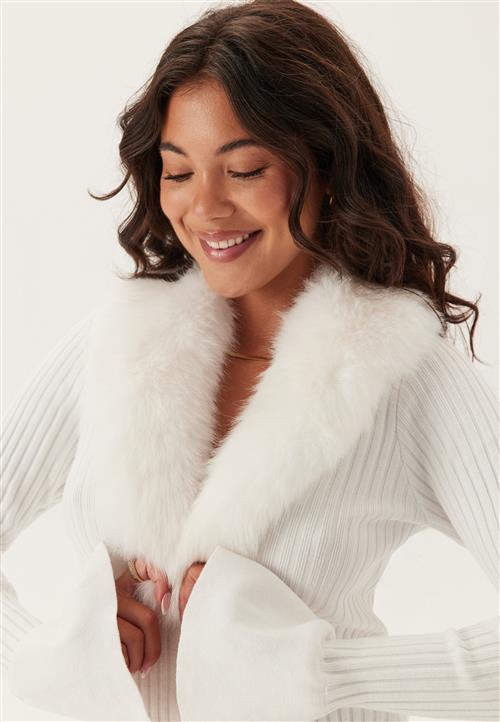 Chiara Forthi Faux Fur Cardigan