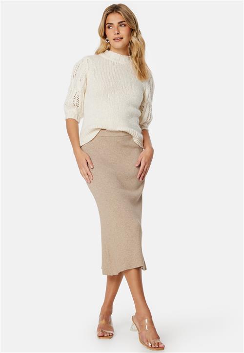 VILA Vicomfy A-Line Knit Skirt