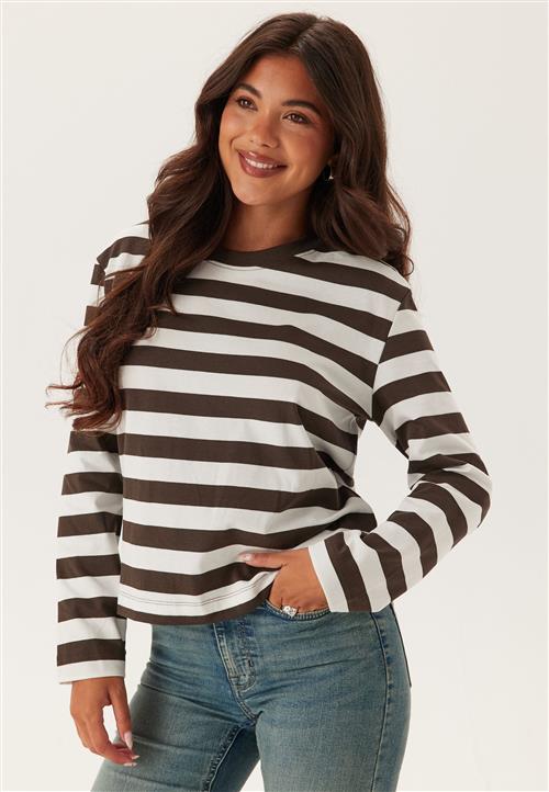 SELECTED Slfessential Ls Striped Boxy T