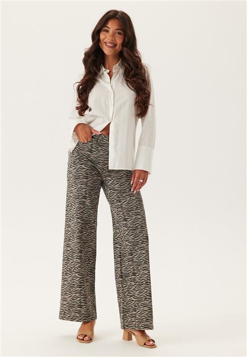 ONLY Onlmadison Hw Wide Animal Pant