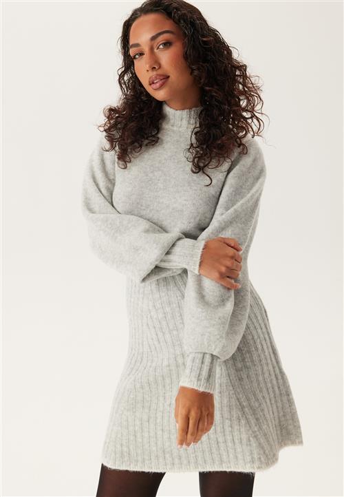 BUBBLEROOM Contrast Edge Knitted Dress