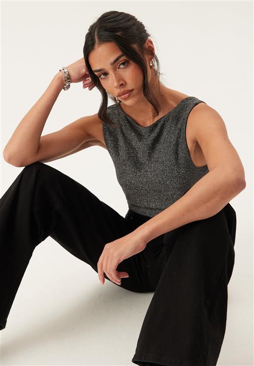 ONLY Onlea Glitter S/L 2-WAYS TOP