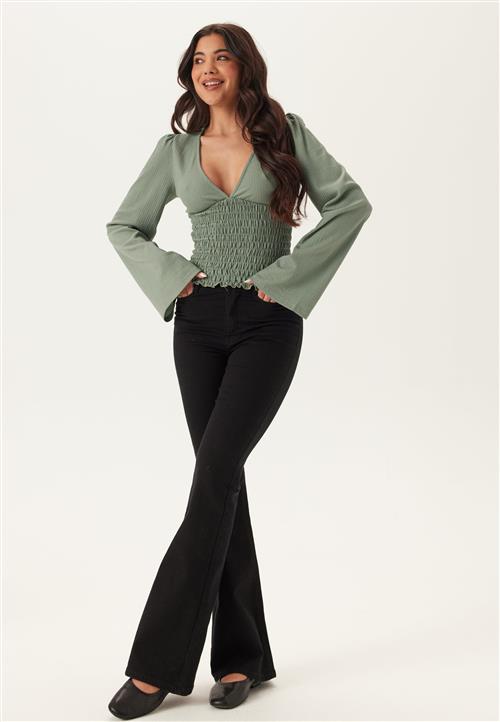 BUBBLEROOM Structure Smock Top