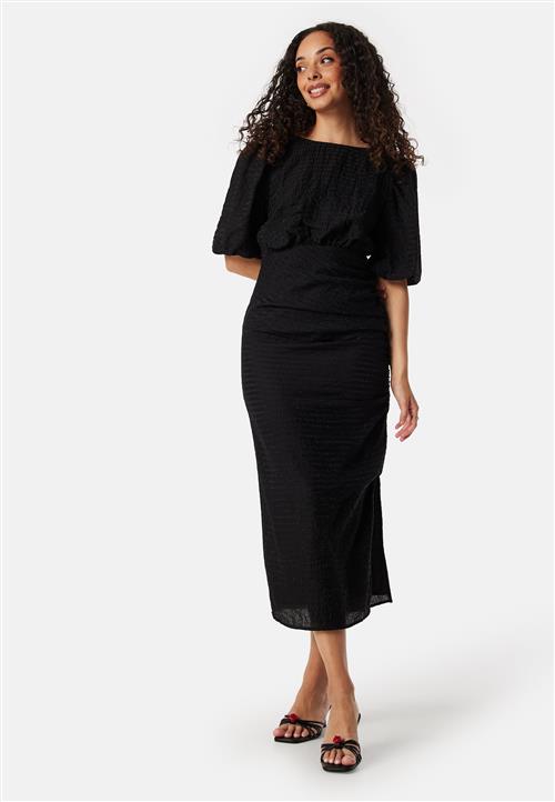 Bubbleroom Occasion Balloon Sleeve Bow Midi