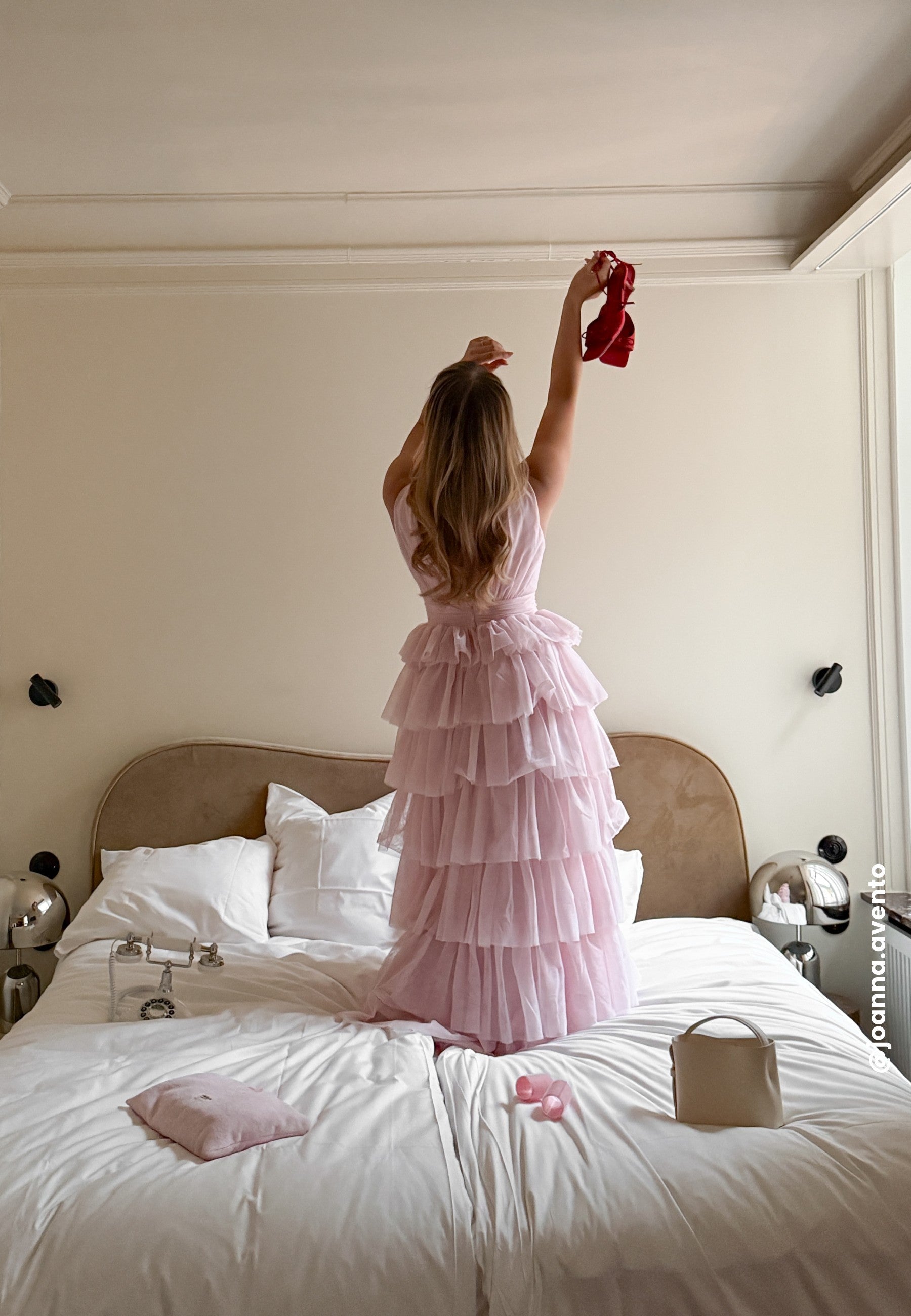 Bubbleroom Occasion Tulle Frill Gown