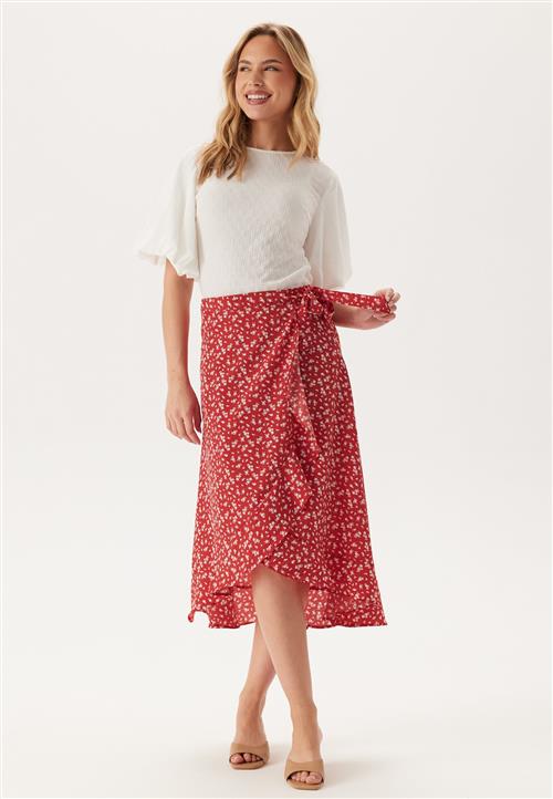BUBBLEROOM Midi Wrap Skirt