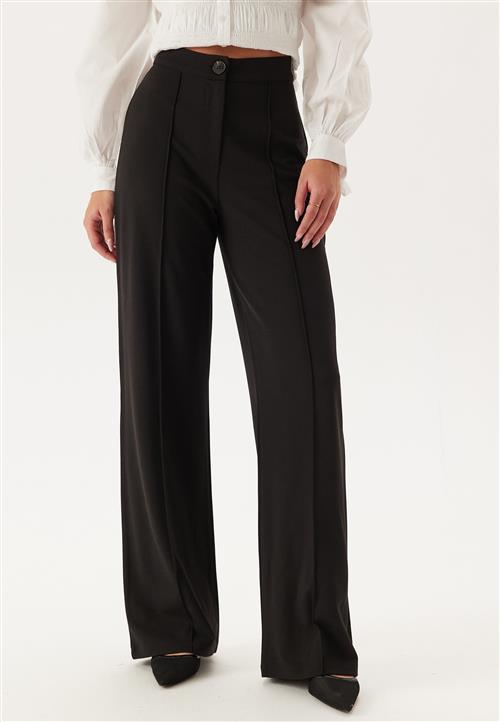 BUBBLEROOM Soft Suit Straight Trousers