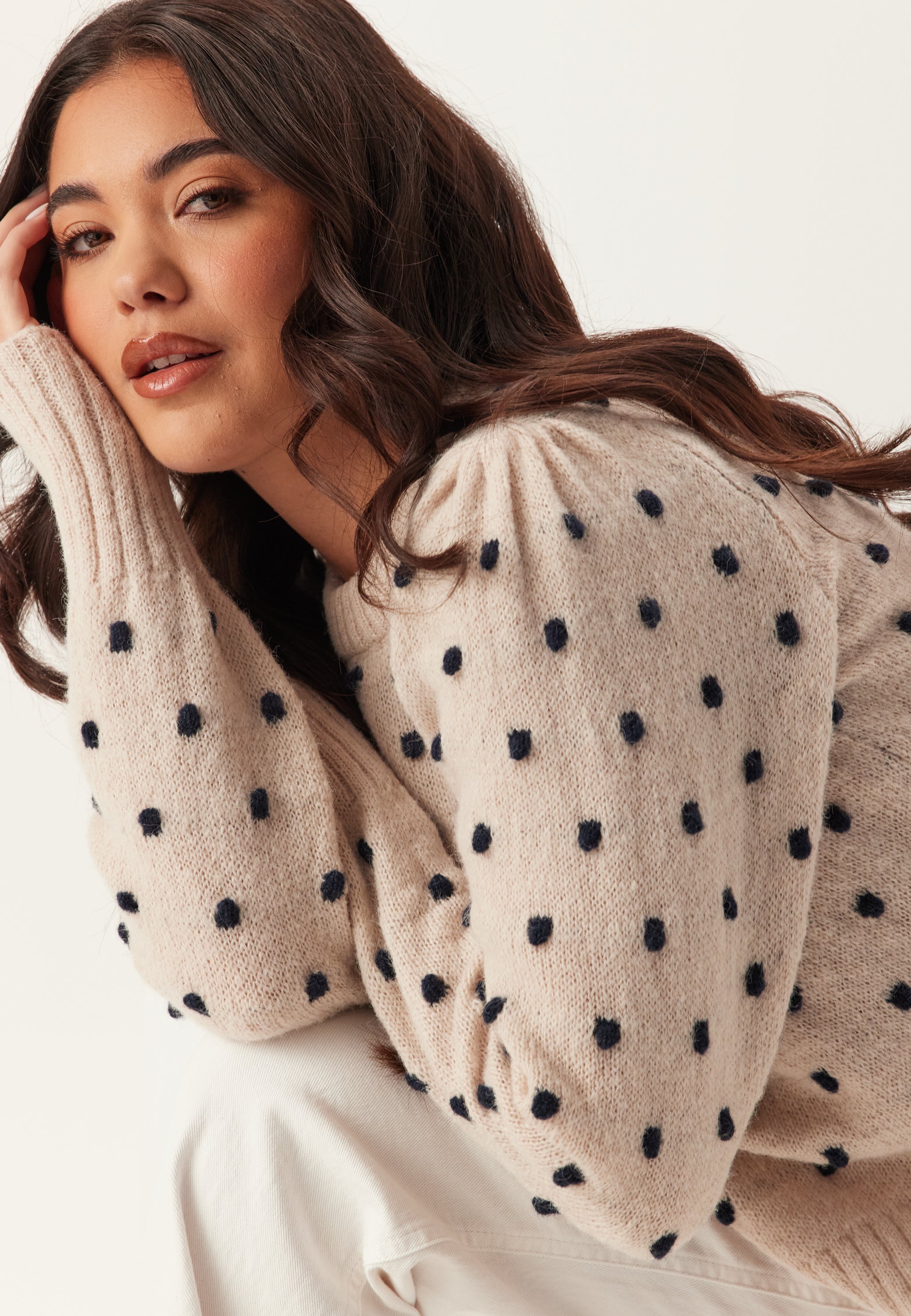 VILA Vidottie L/S O-NECK KNIT TOP O