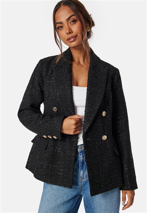 Chiara Forthi Double Breasted Bouclé Blazer