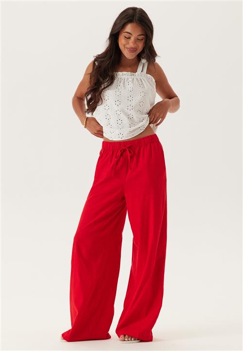 BUBBLEROOM Linen Blend Trousers