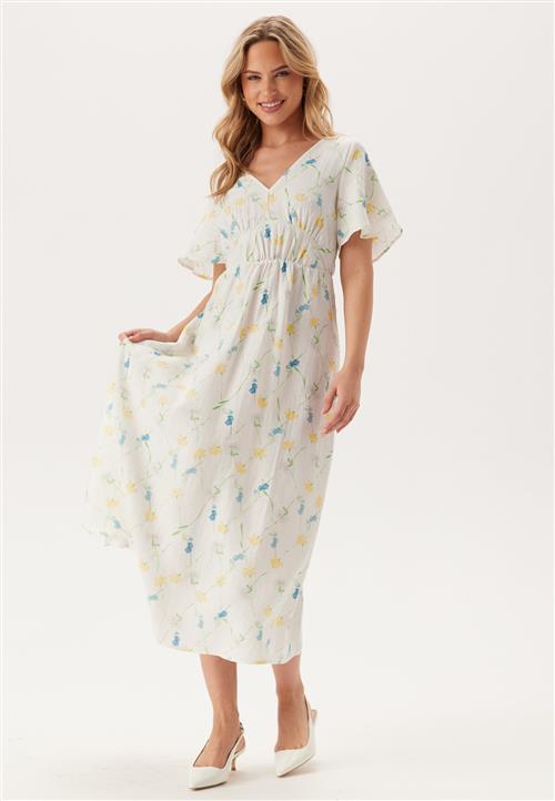 VERO MODA Vmflora Olga Ss 7/8 DRESS