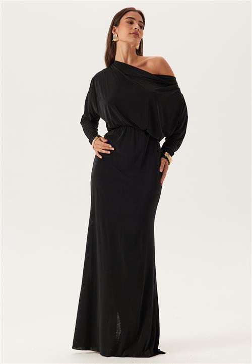 Goddiva Multi Way Long Sleeve Maxi Dress