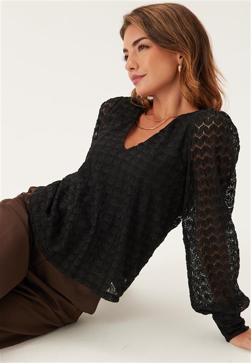 VERO MODA Vmbecca Ls V-neck Lace
