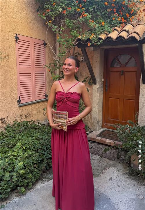 Andrea Norrman X Bubbleroom Smock Bodice Ankle Dress