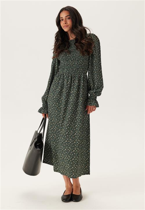 Happy Holly Long Sleeve Smock Dress