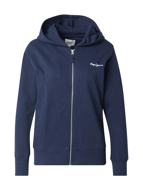 Pepe Jeans Sweatjakke 'EDNY RO'  navy / hvid
