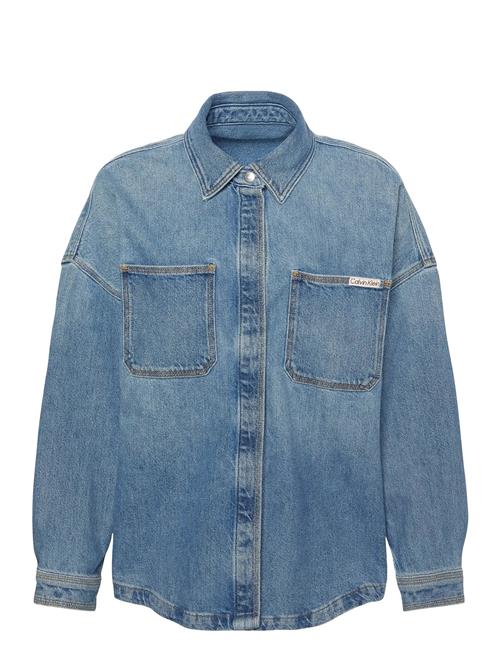 Calvin Klein Jeans | Denim Boyfriend Shirt Overnight | S