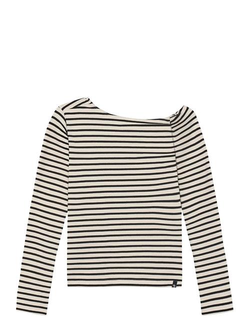 Indian Blue Jeans | Longsleeve Offshoulder Stripe | 128