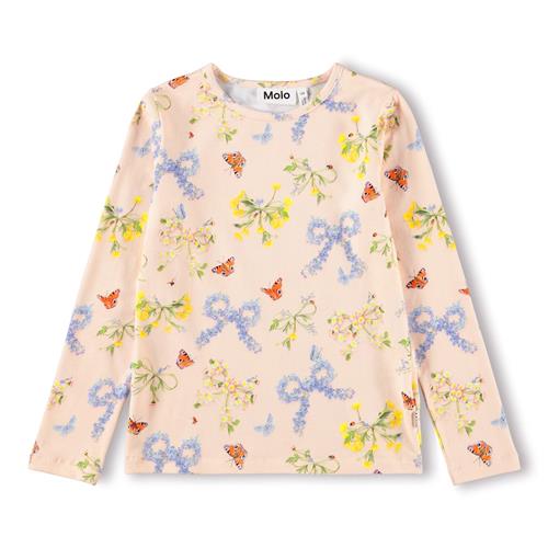 Molo GOTS Rose Langærmet Top Flowerbows  Flowerbows 104 cm  Lyserød  104 cm  kvinde