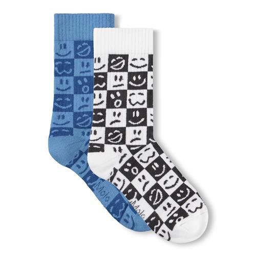 Molo Norman Sokker Blue White  Blue White 31-34 EU  Blå  31-34 EU  mand