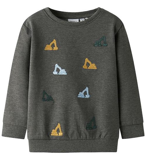 Name It Sweatshirt - NmmSandro - Dark Grey Melange