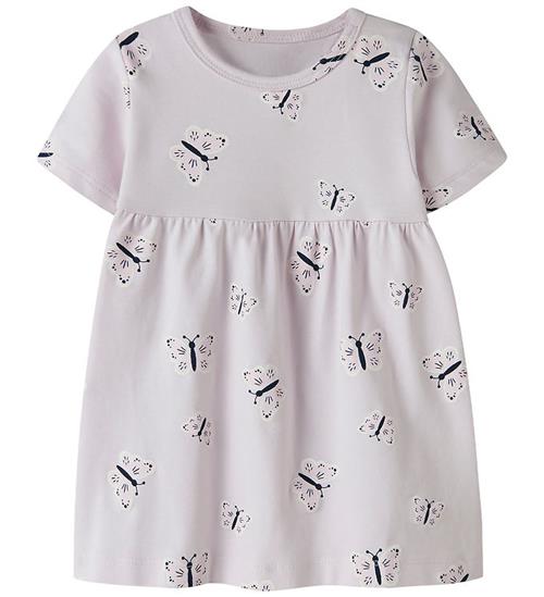 Name It Kjole - NbfVandora - Lavender Fog/Butterfly