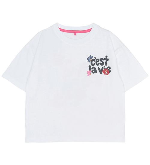 The New T-shirt - TnSandra - Bright White m. Print