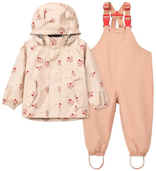 Liewood Regntøj m. Seler - PE - Manu - Butterfly/Apple Blossom