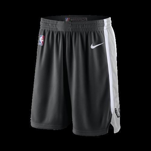 San Antonio Spurs Icon Edition Nike NBA Swingman-shorts til mænd - sort