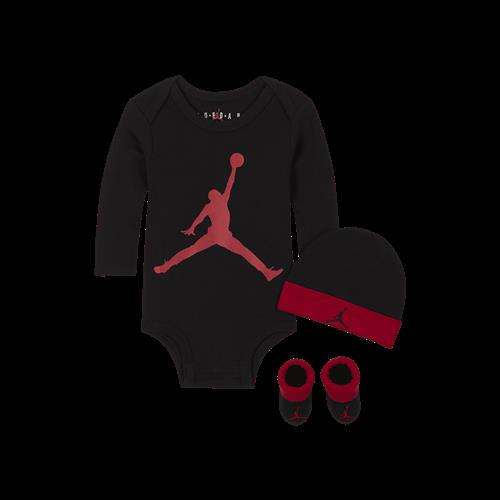 3-delt Jordan-sæt til babyer (0-12M) - sort