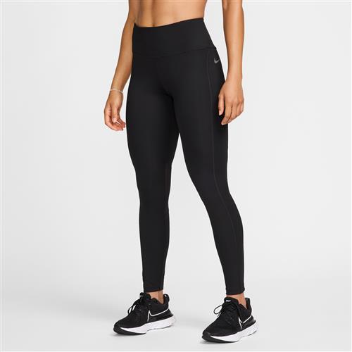 Nike Epic Fast-løbeleggings med mellemhøj talje og lomme til kvinder - sort