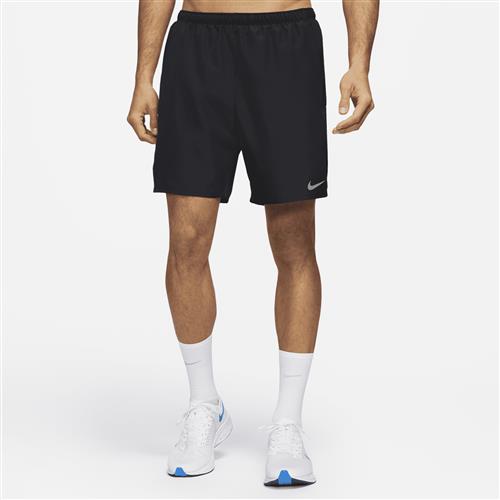 Nike Challenger-2-i-1-løbeshorts til mænd - sort