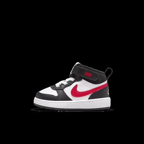 NikeCourt Borough Mid 2-sko til småbørn - hvid