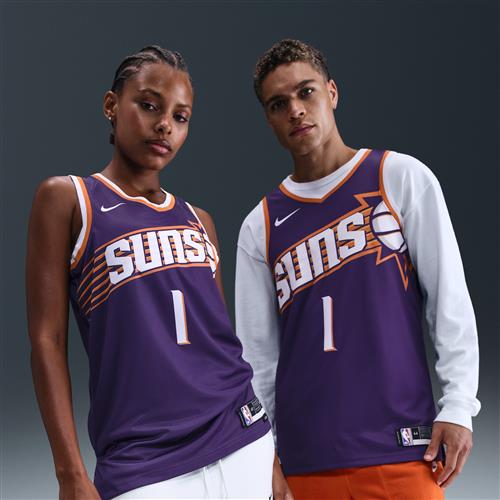 Phoenix Suns Icon Edition Nike Dri-FIT NBA Swingman-trøje - lilla