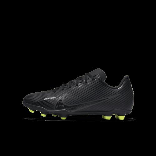 Nike Jr. Mercurial Vapor 15 Club Low Top-fodboldstøvler til flere typer underlag til mindre/større børn - sort