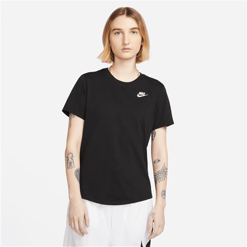 Nike Club Essentials-T-shirt til kvinder - sort