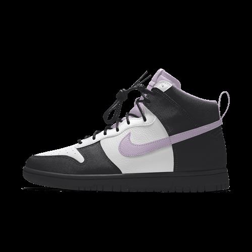 Custom Nike Dunk High By You-sko til kvinder - multifarvet